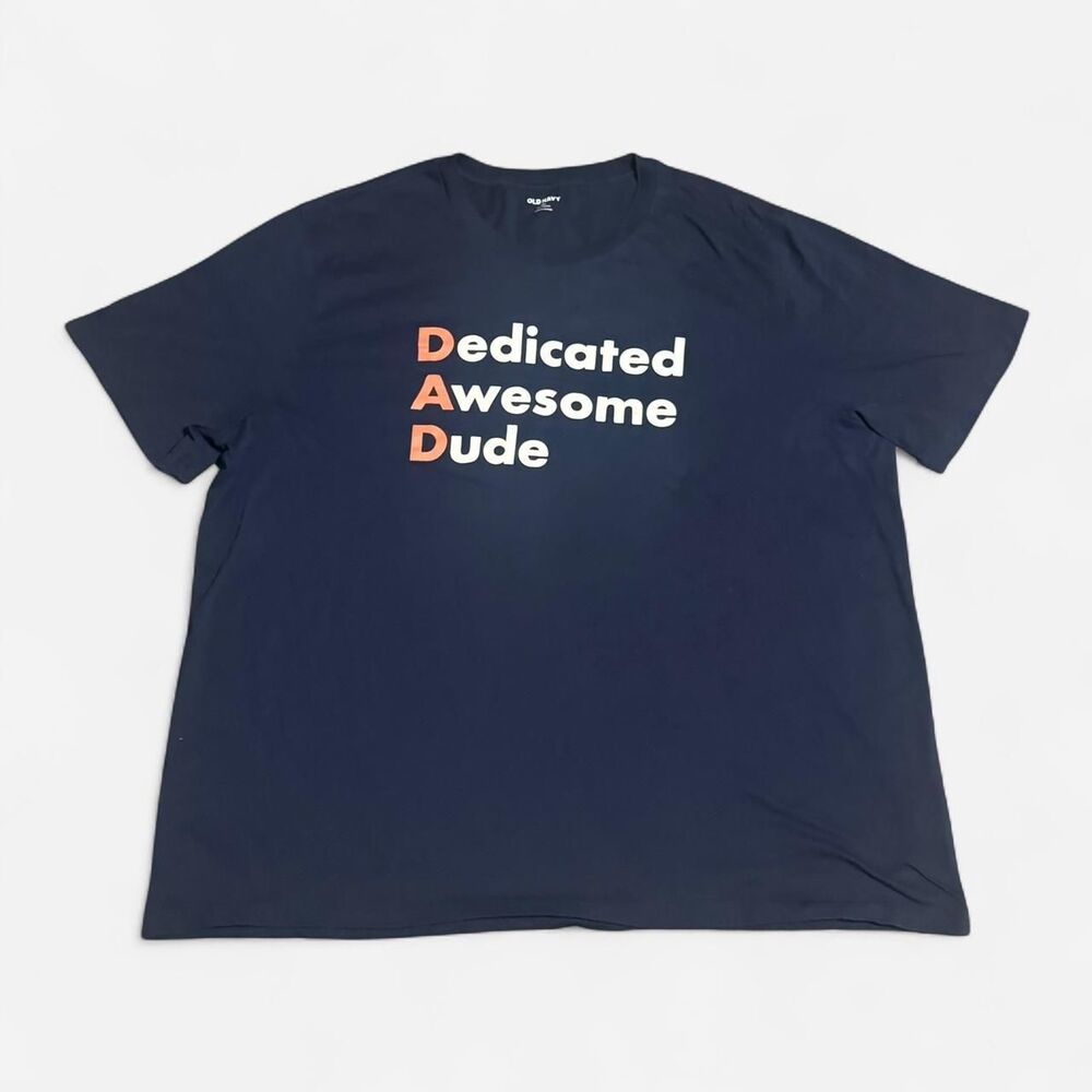 Old navy, navy blue awesome dad XXL size (width 25in, length 28in) T shirt